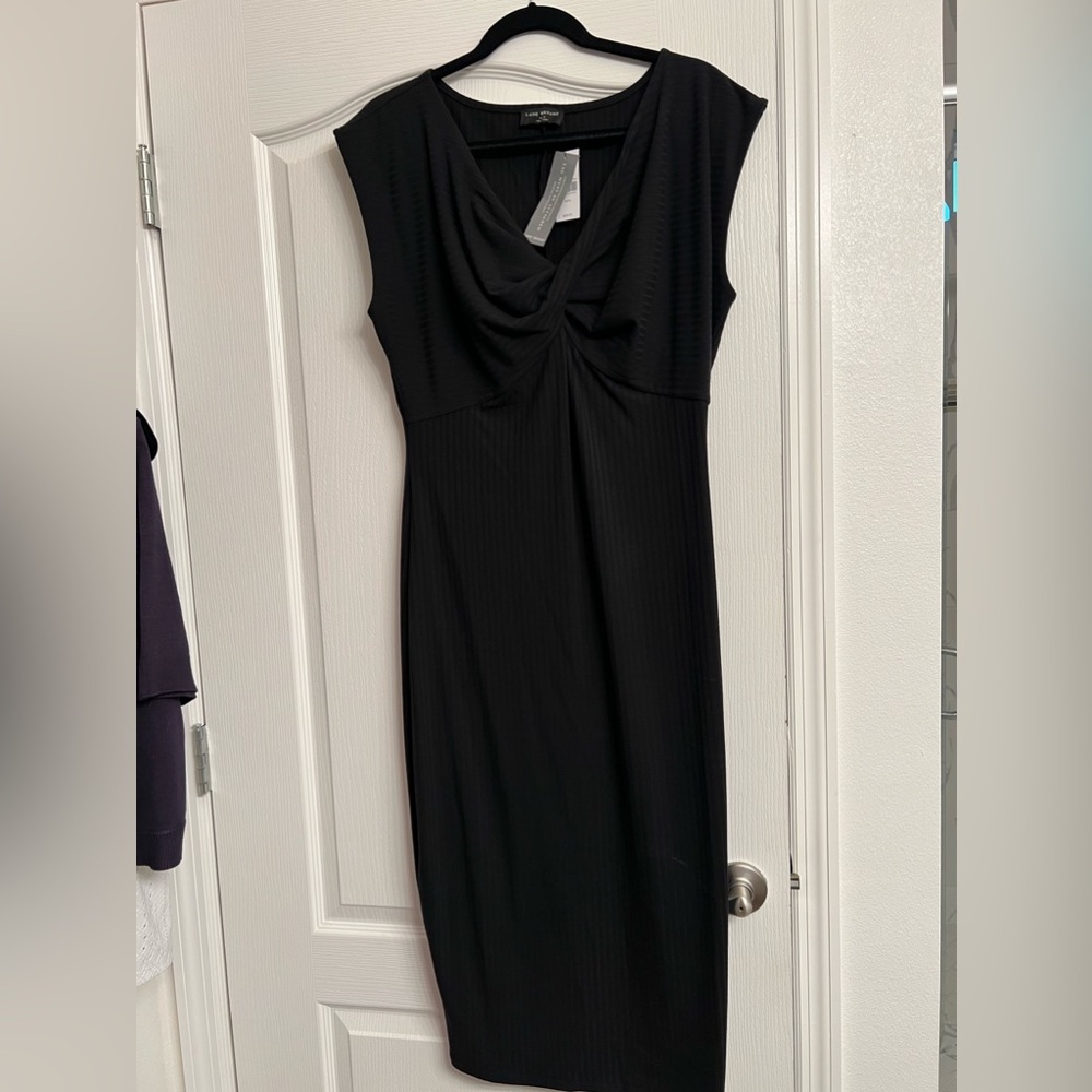 Black silhouette dress.